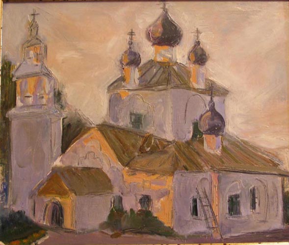 Псков. Закат.2001